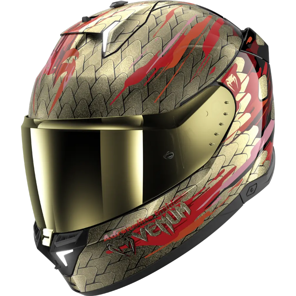 Shark Skwal i3 Venum Black/Red/Gold Helmet (KRQ)