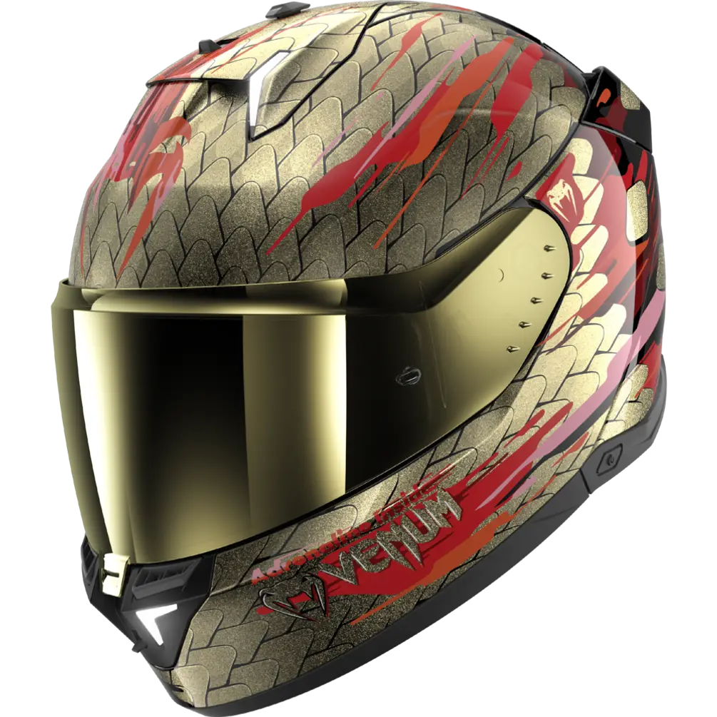 Shark Skwal i3 Venum Black/Red/Gold Helmet (KRQ)
