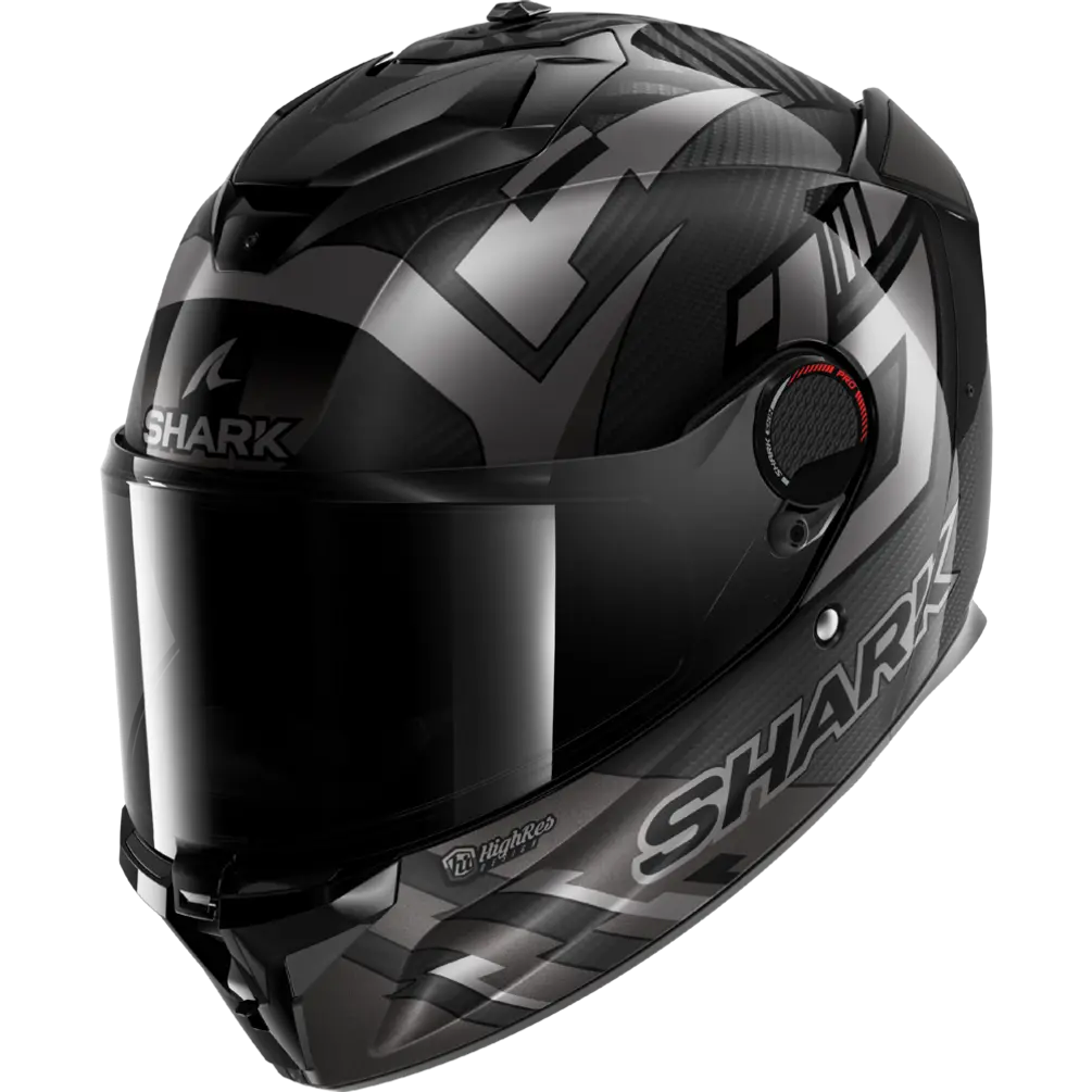 Shark Spartan GT Pro Carbon Zarco Track Racer Carbon Anthracite Chrome Helmet (DAU)