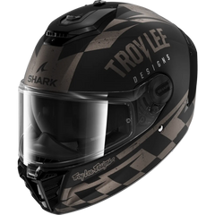 Shark x TLD Spartan RS Raceshop Matt Black Anthracite Silver Helmet (KAS)