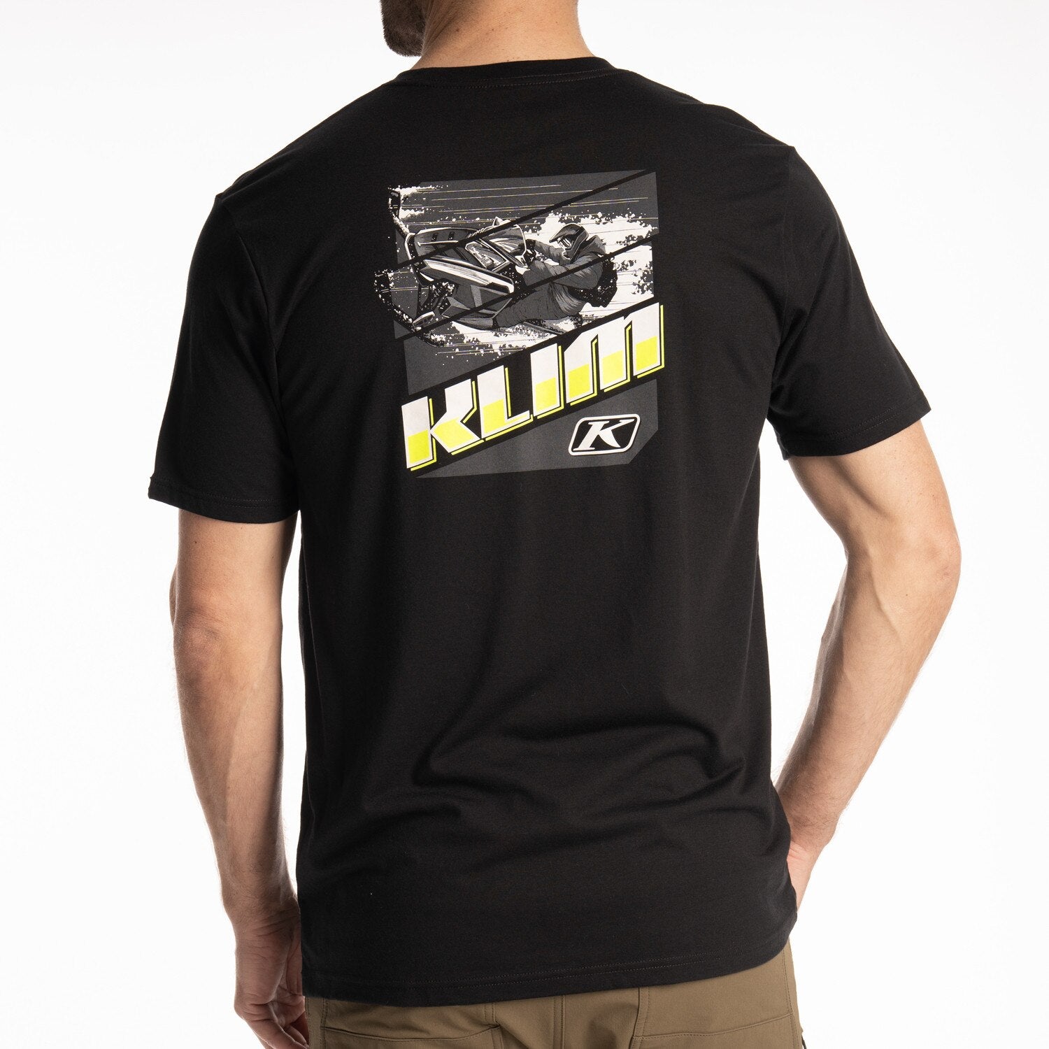 Klim Winter Vortex Tri-blend Tee Black - Hi-Vis