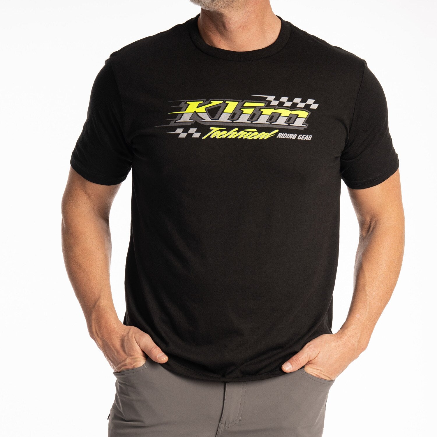 Klim Heritage Tri-blend Black - Hi-Vis Tee