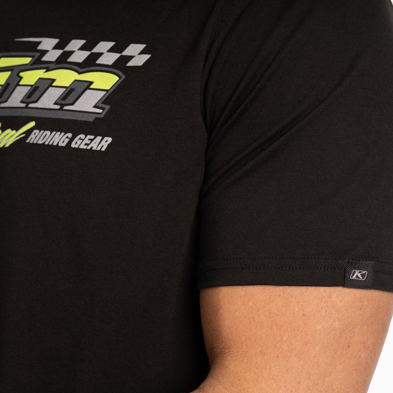 Klim Heritage Tri-blend Black - Hi-Vis Tee