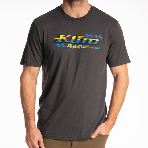 Klim Heritage Tri-blend Tee Charcoal - Saffron