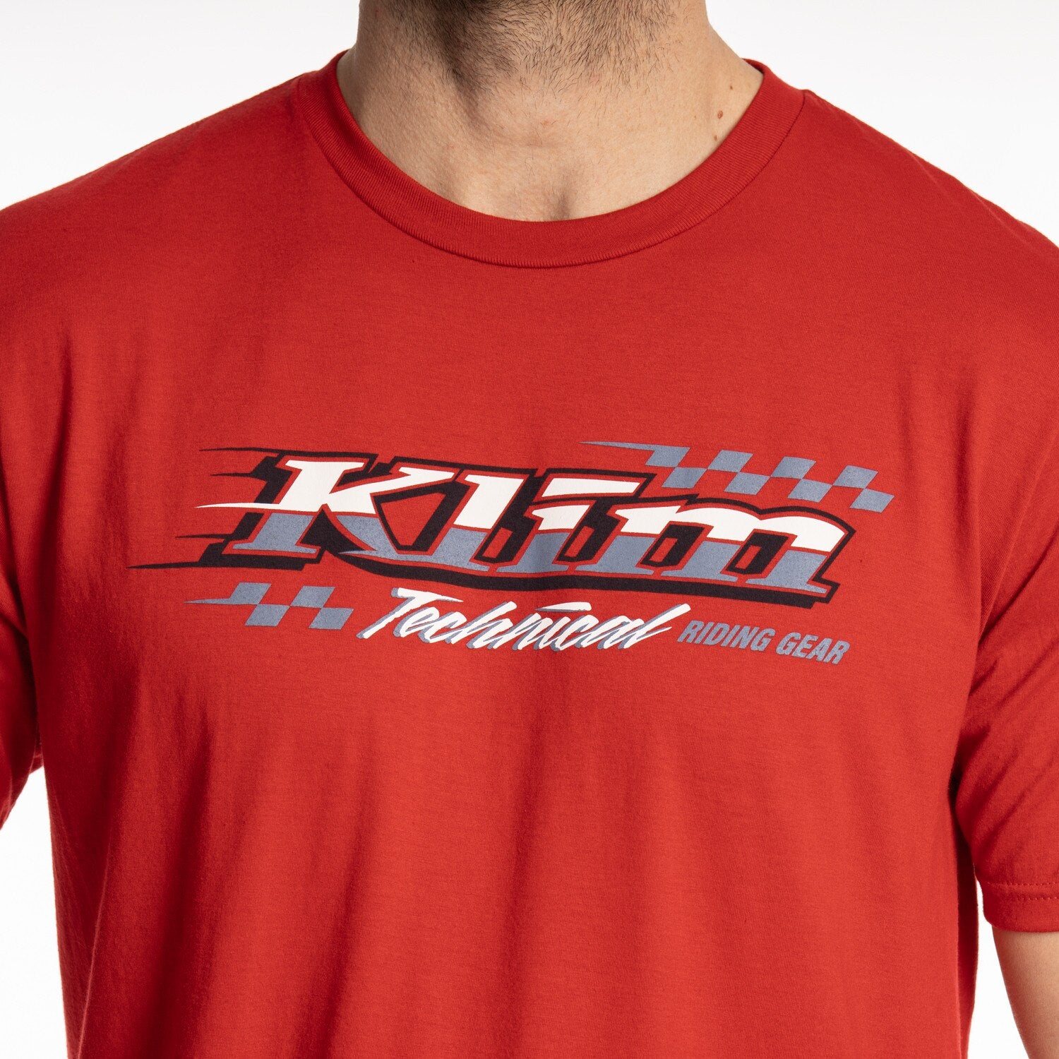 Klim Heritage Tri-blend Tee Classic Red - White
