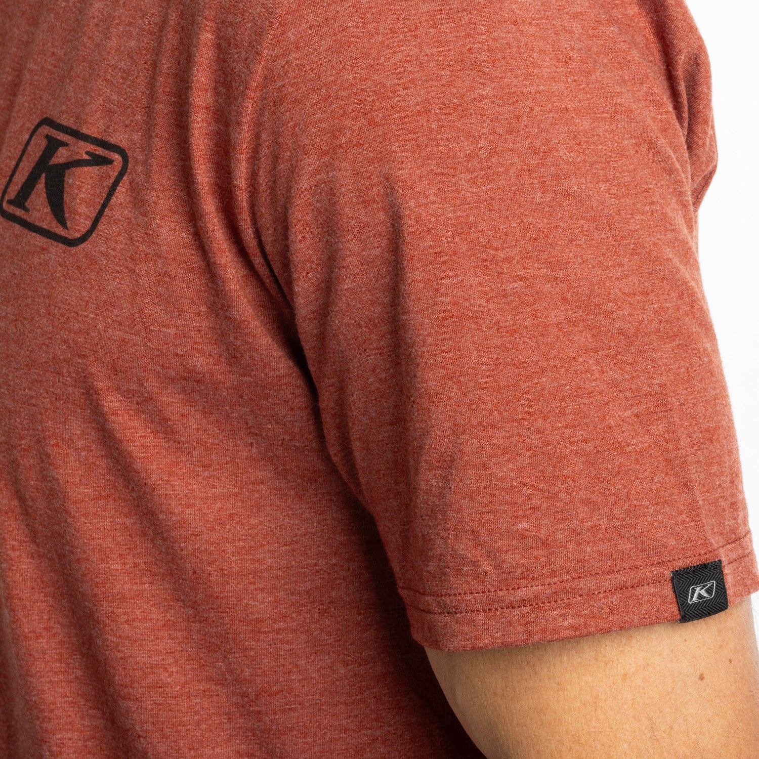 Klim Rippin' Tri-blend Tee Heathered Russet - Black