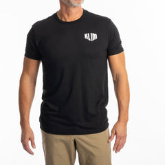 Klim Full Throttle Tri-blend Tee Black - White