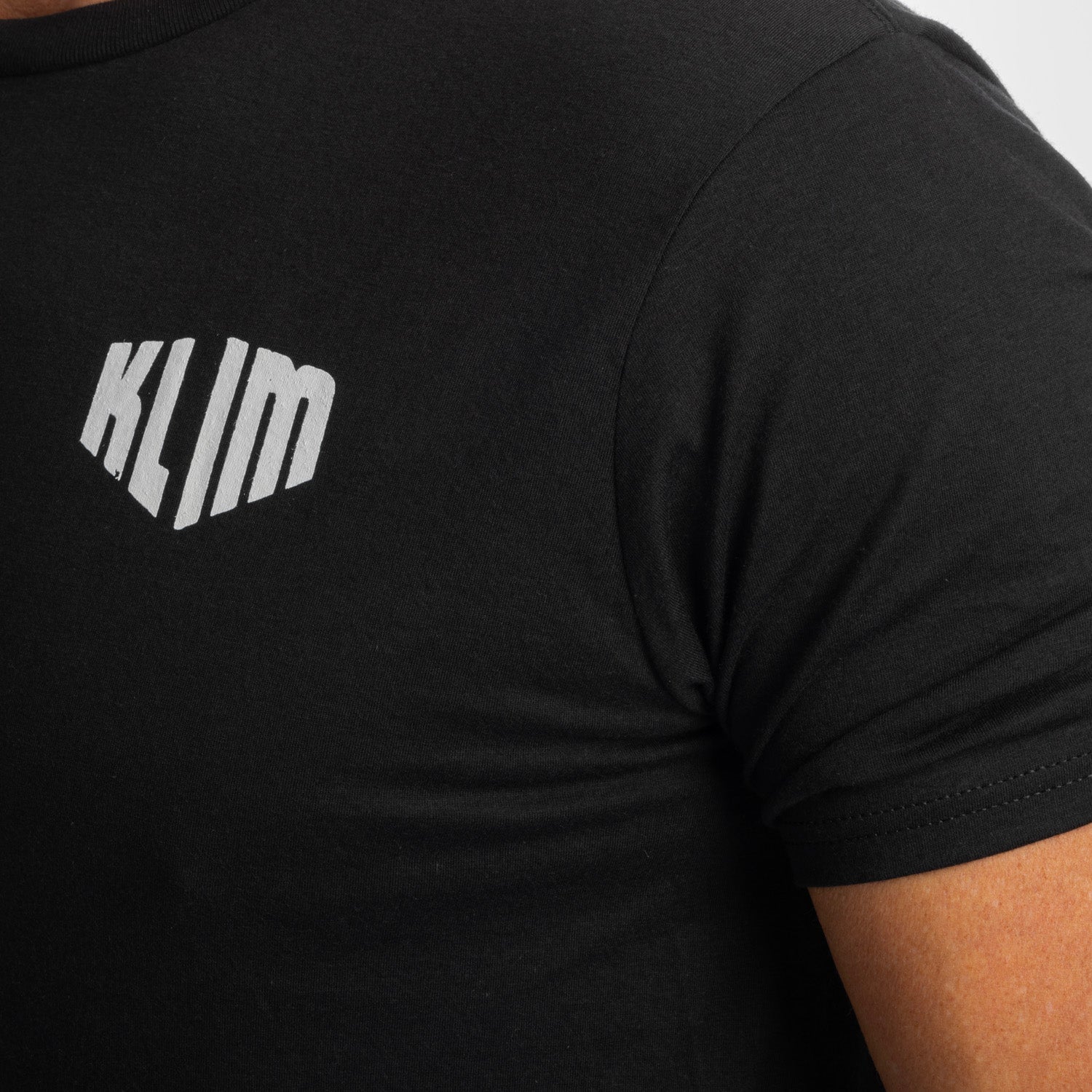 Klim Full Throttle Tri-blend Tee Black - White