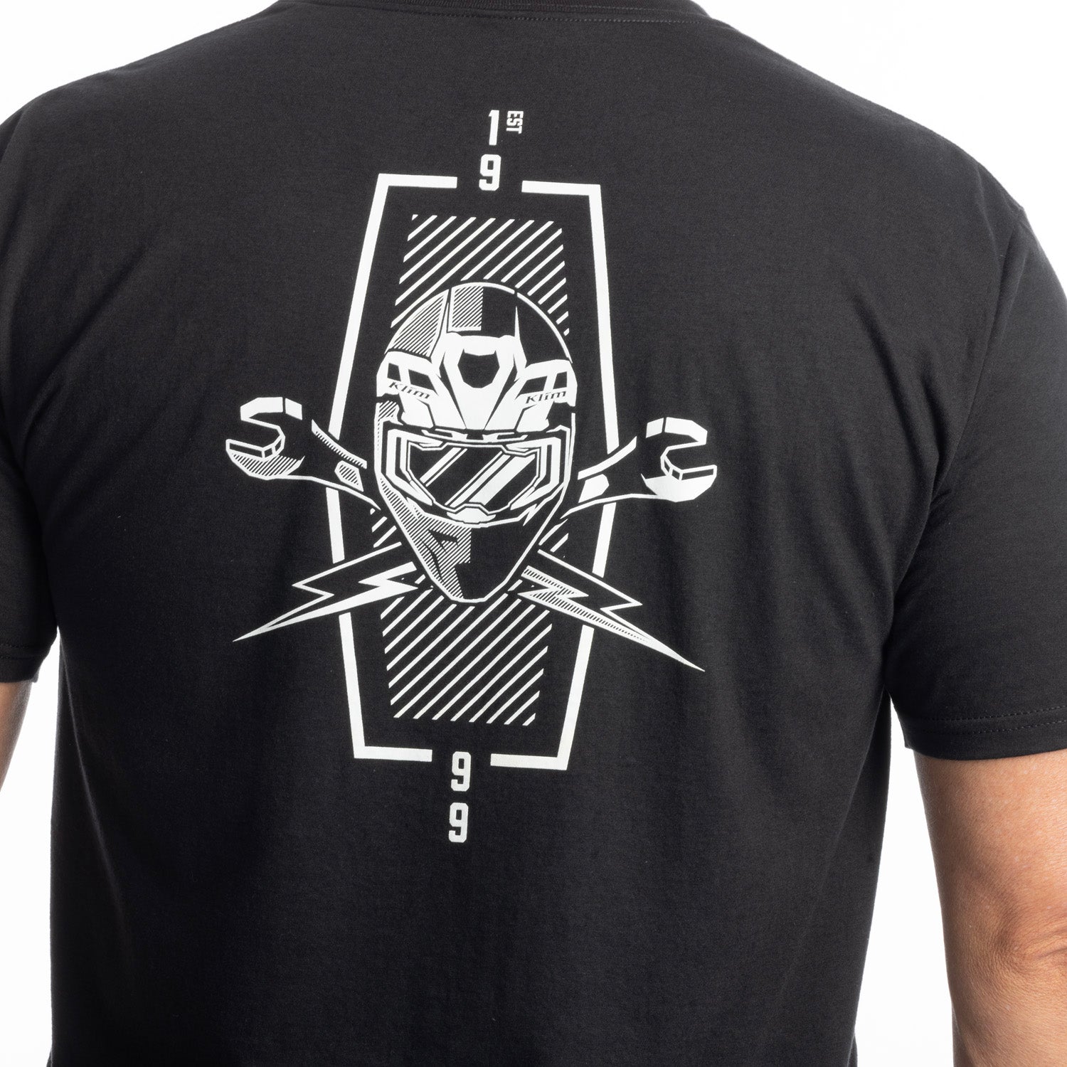 Klim Petrol Tri-blend Tee Black - White