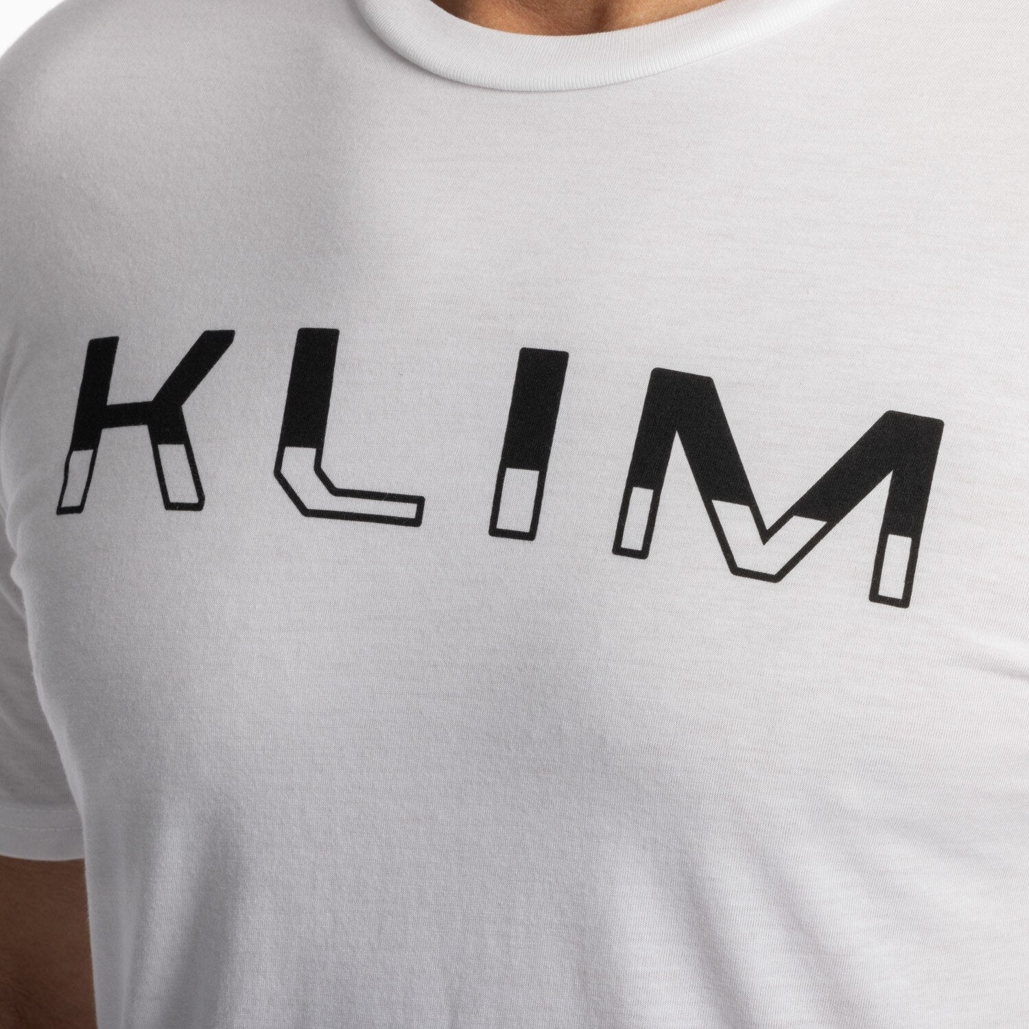 Klim Petrol Tri-blend Tee White - Black