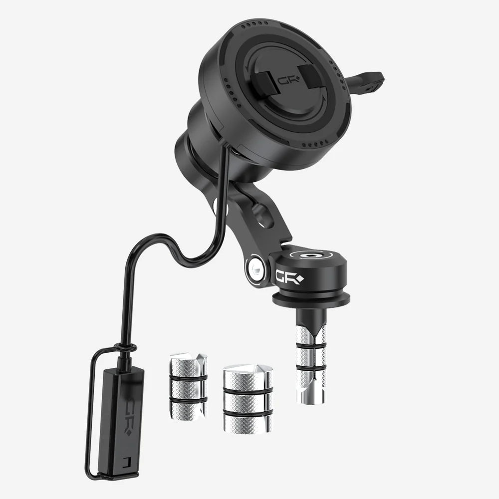 GRXPLORE GR-MW61 Fork Stem Mount with Wireless Charging