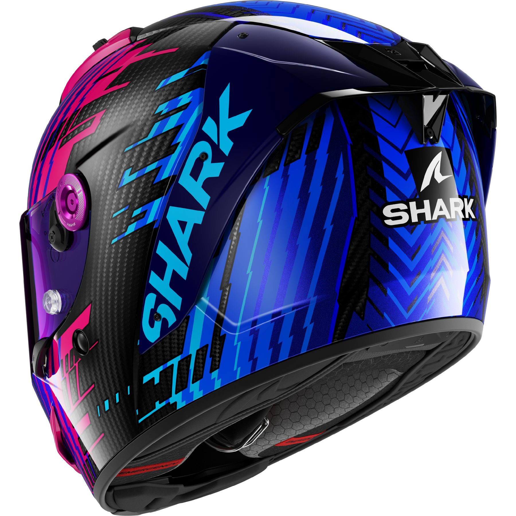 Shark Aeron Edgy Blue Helmet (DBU) – Regina Specialties