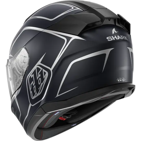 Shark x TLD D-Skwal 3 Drone Matt Black/Sliver Helmet (BSB)