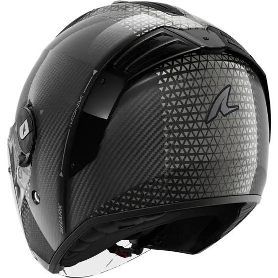 Shark RS Jet Carbon Ikonic Carbon Black Chrome Carbon Helmet (DKU)