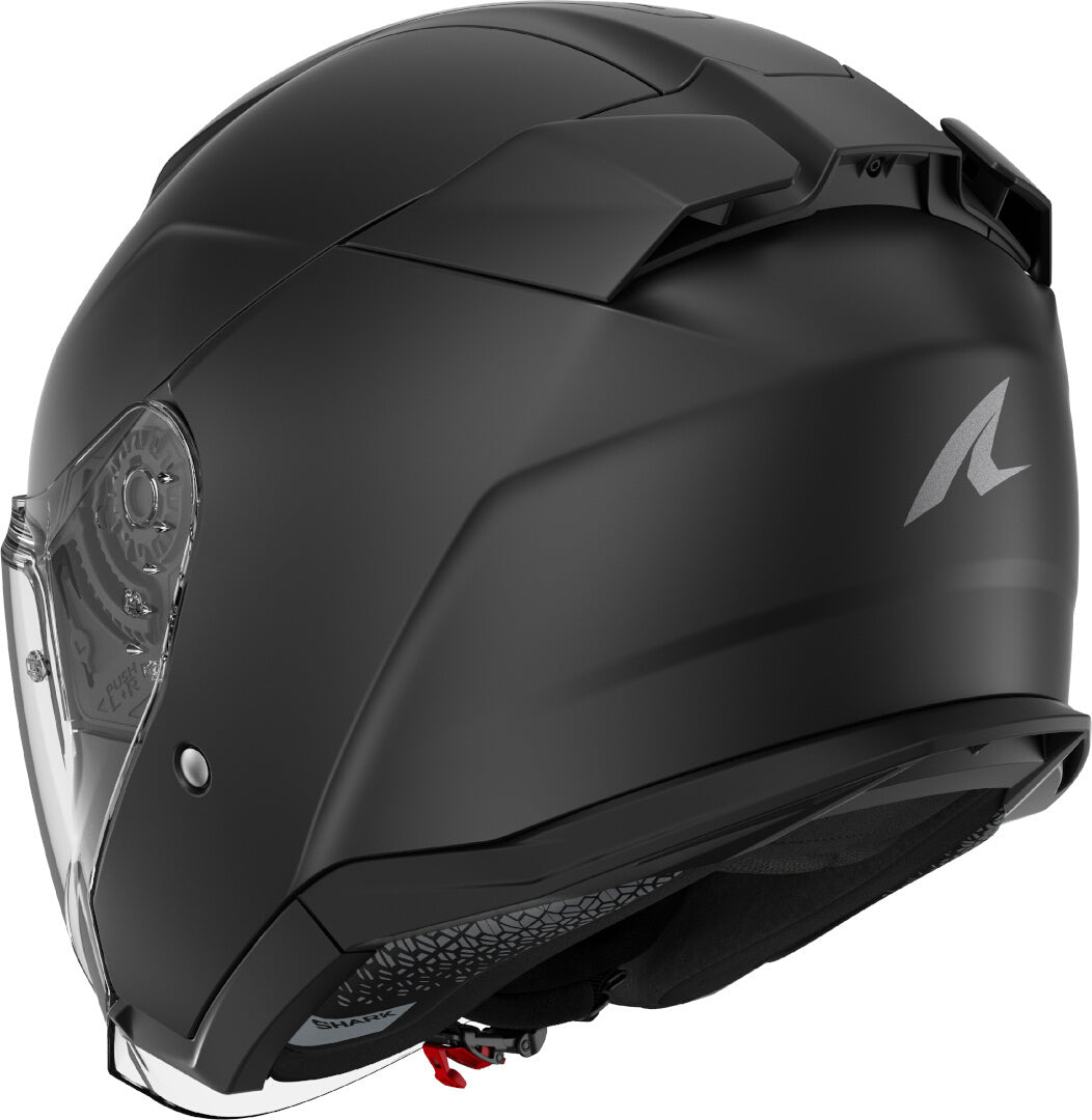 Shark Skwal Jet Blank Matt Black Helmet (KMA)