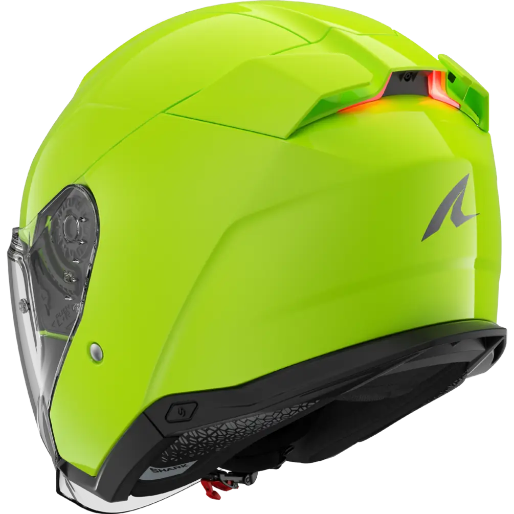 Shark Skwal i3 Jet Blank Toxic Green Glossy Helmet (G03)