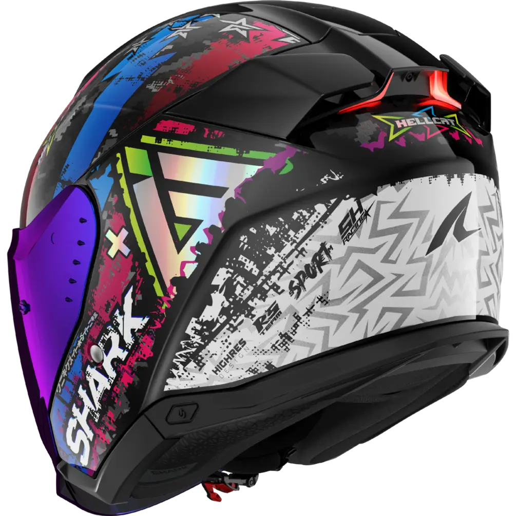 Shark Skwal i3 Jet Hellcat Black/Blue Helmet (KUB)