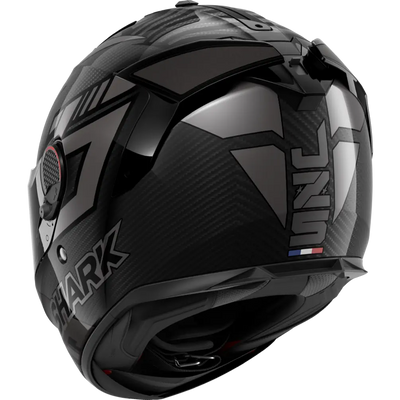 Shark Spartan GT Pro Carbon Zarco Track Racer Carbon Anthracite Chrome Helmet (DAU)
