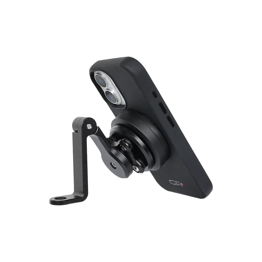 GRXPLORE GR-MT16 Motorcycle Phone Mount for M6/M8/M10 Mirror Mounts, Vibration Dampener