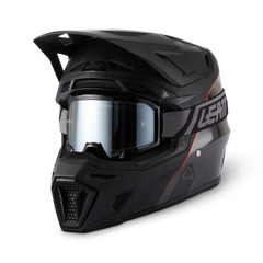 Leatt Kit Moto 9.5 Helmet with 6.5 Iriz Goggles Carbon