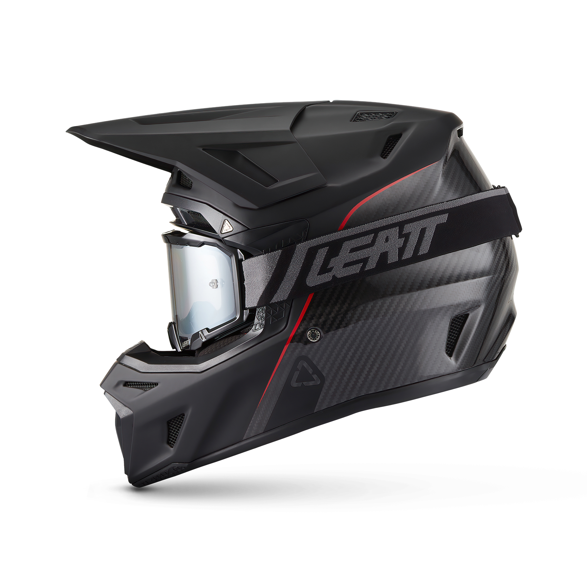 Leatt Kit Moto 9.5 Helmet with 6.5 Iriz Goggles Carbon
