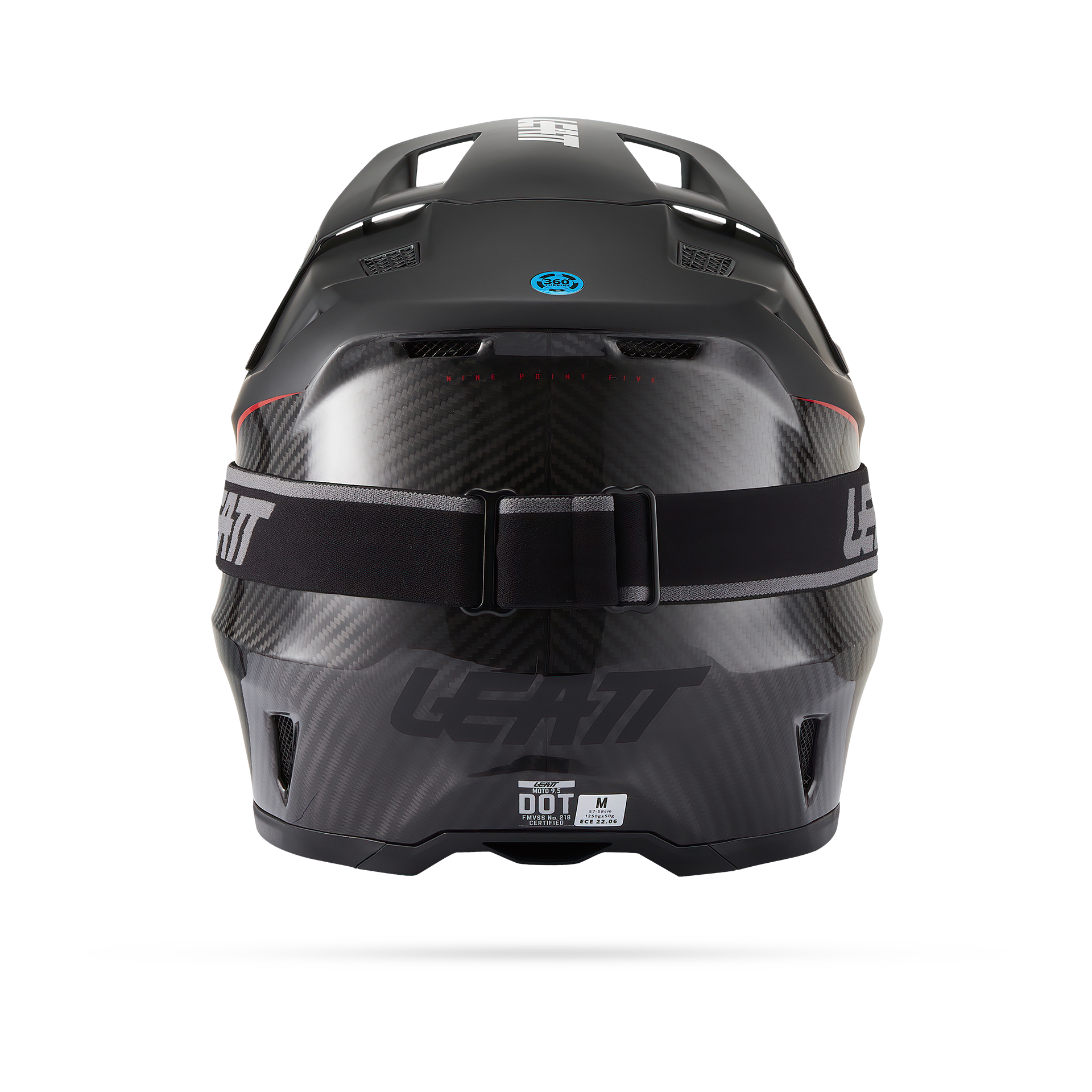 Leatt Kit Moto 9.5 Helmet with 6.5 Iriz Goggles Carbon