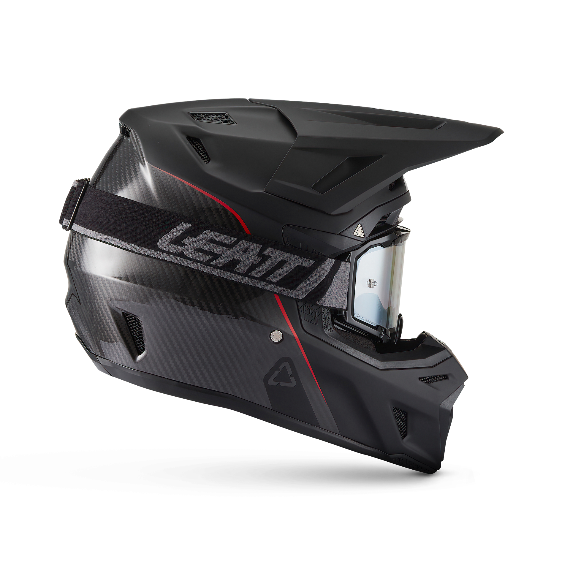 Leatt Kit Moto 9.5 Helmet with 6.5 Iriz Goggles Carbon