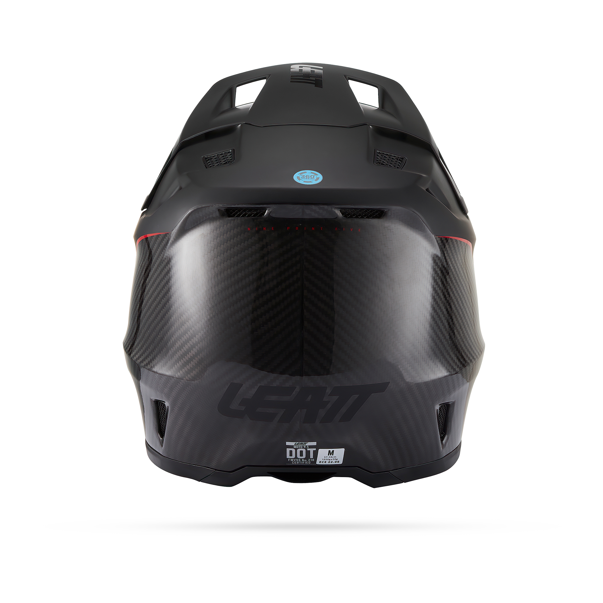 Leatt Kit Moto 9.5 Helmet with 6.5 Iriz Goggles Carbon