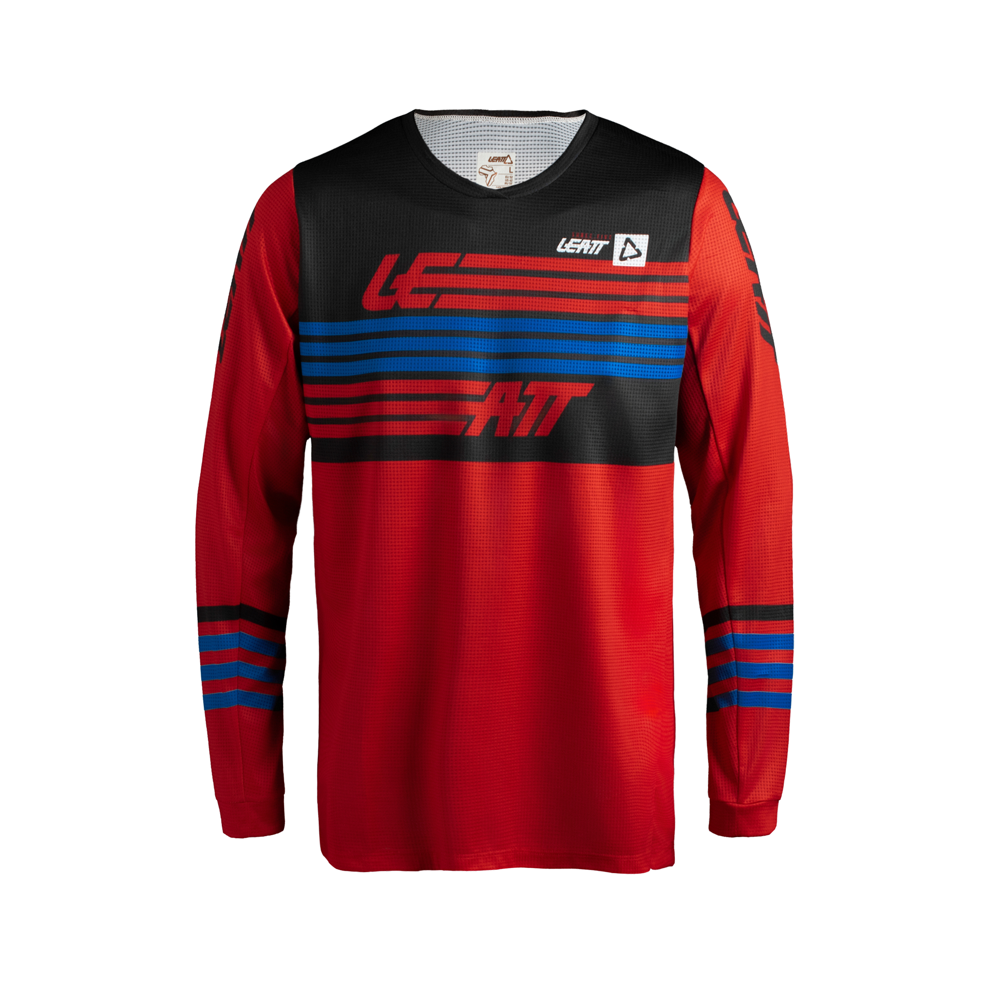 Leatt Moto 3.5 Jersey Stripes Red