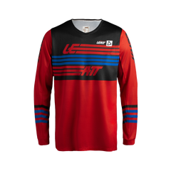 Leatt Moto 3.5 Jersey Stripes Red