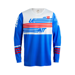 Leatt Moto 3.5 Jersey Stripes Blue