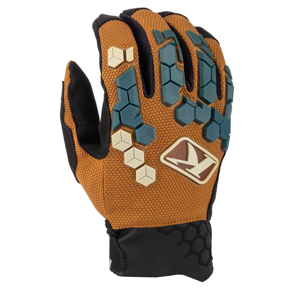 Klim Dakar Glove Golden Brown - Petrol