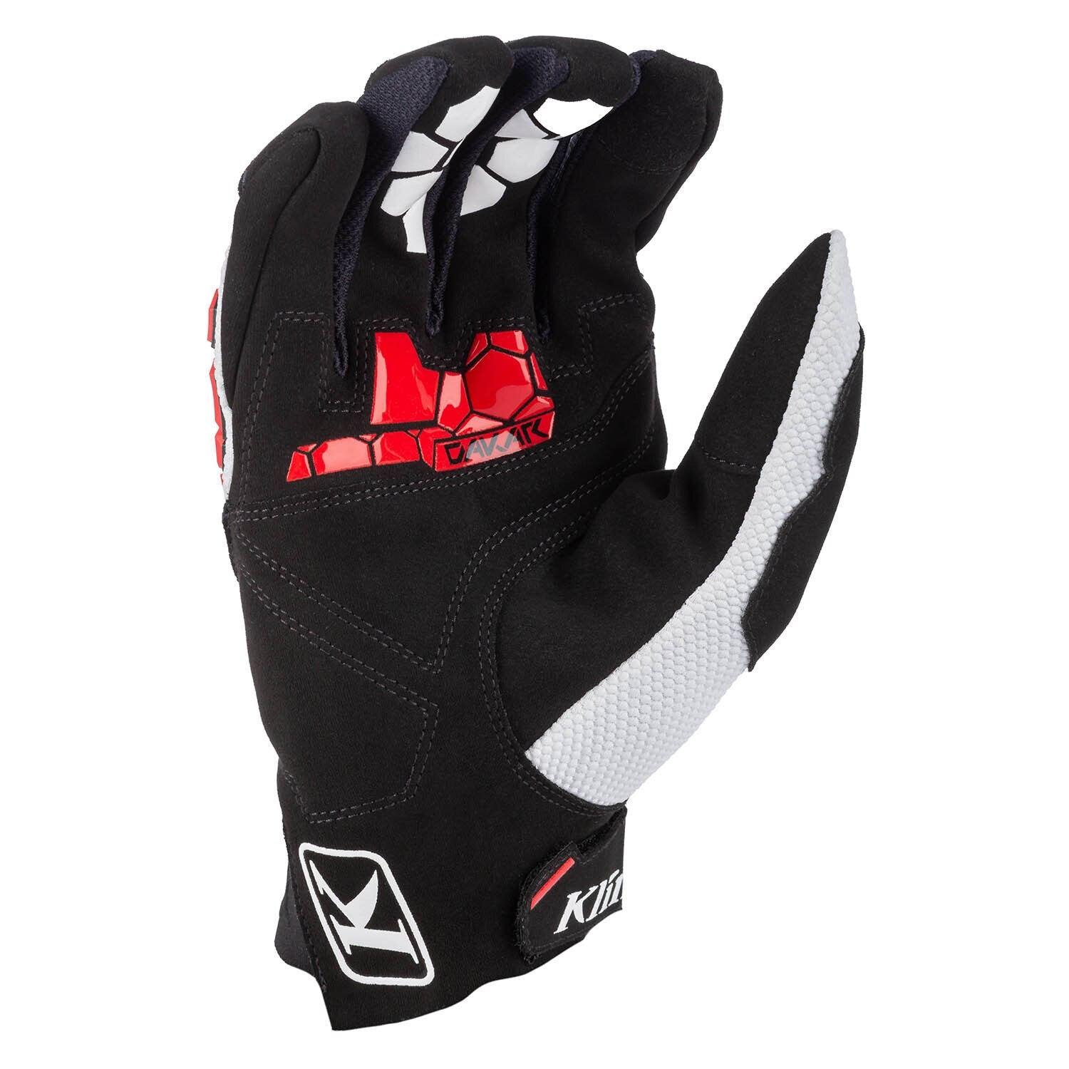 Klim Dakar Glove White - Black