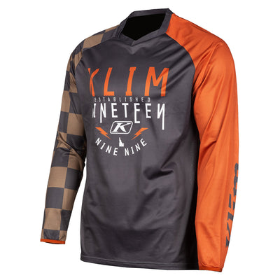 Klim Petrol Jersey Checkered Potter's Clay