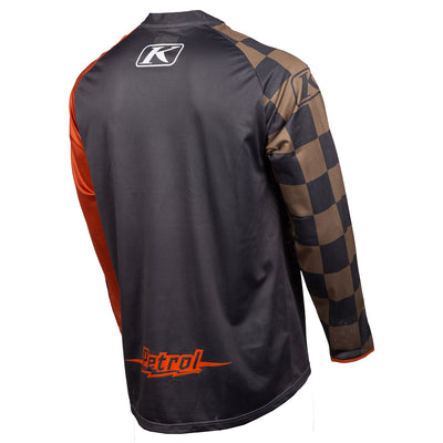 Klim Petrol Jersey Checkered Potter's Clay