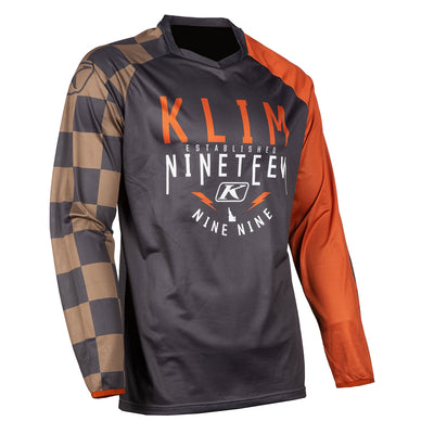 Klim Petrol Jersey Checkered Potter's Clay