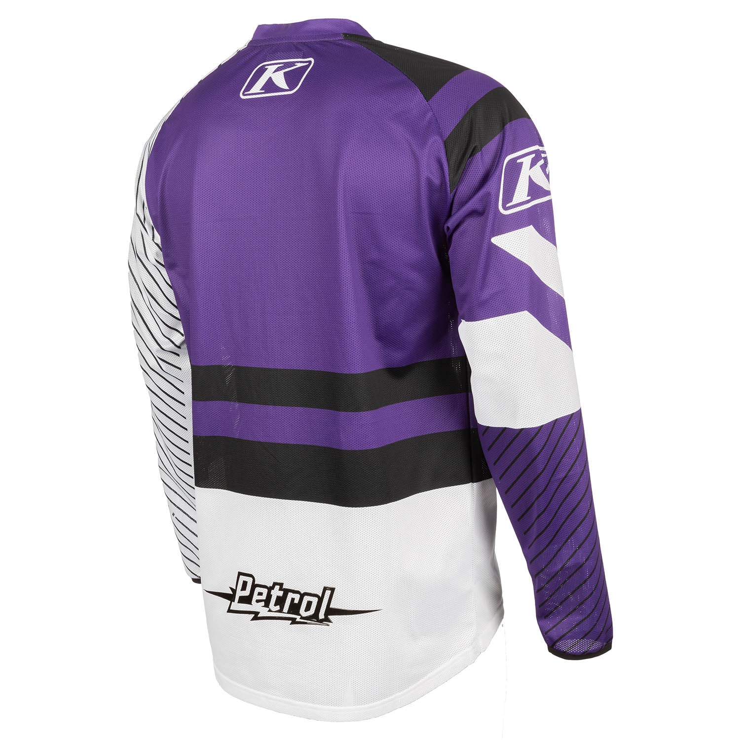Klim Petrol Jersey Octane Heliotrope - White