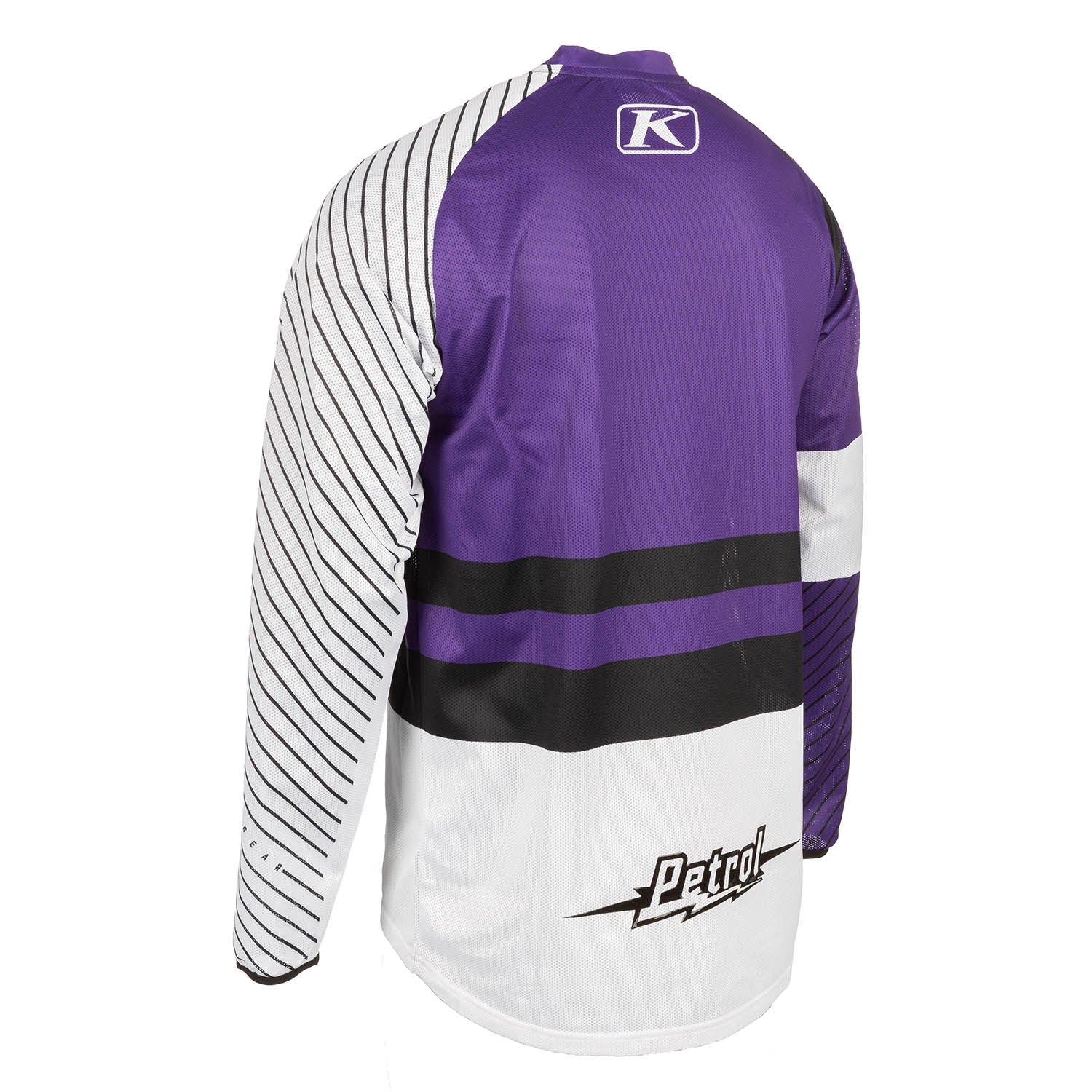 Klim Petrol Jersey Octane Heliotrope - White