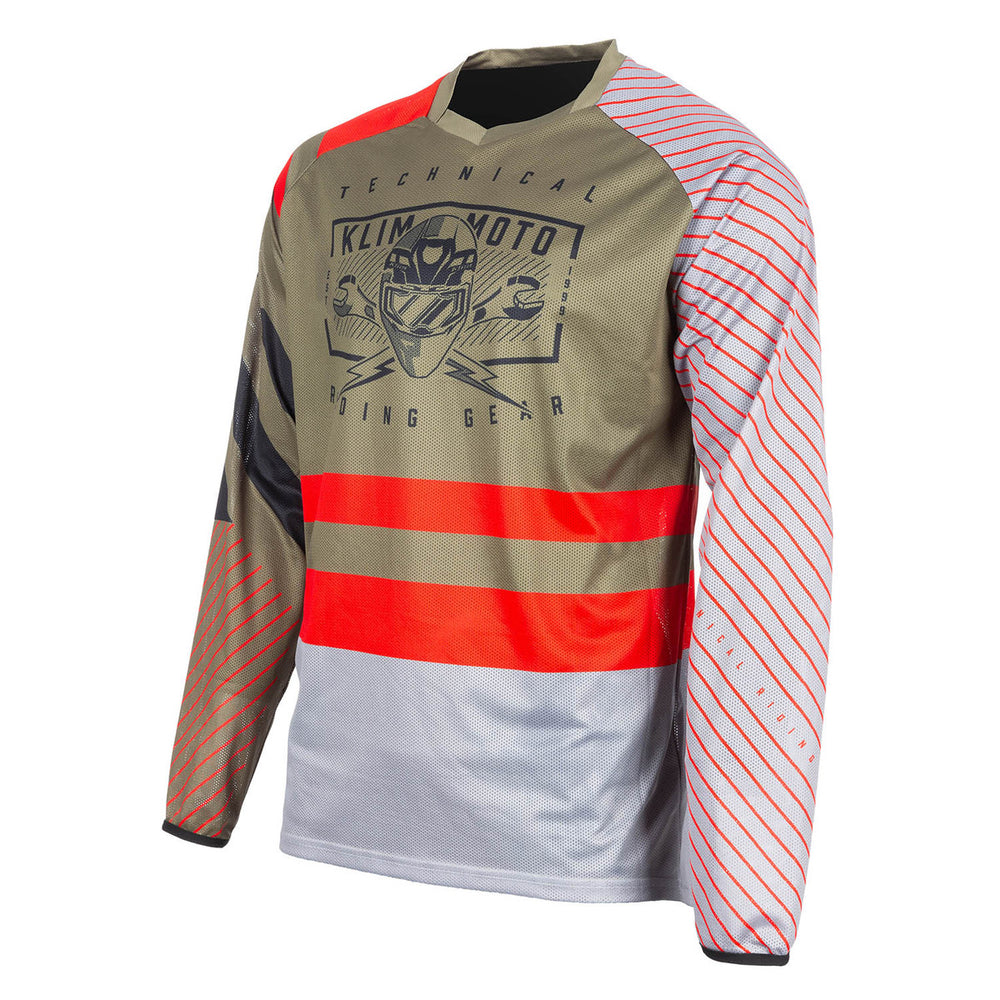 Klim Petrol Jersey Octane Winter Moss - Redrock