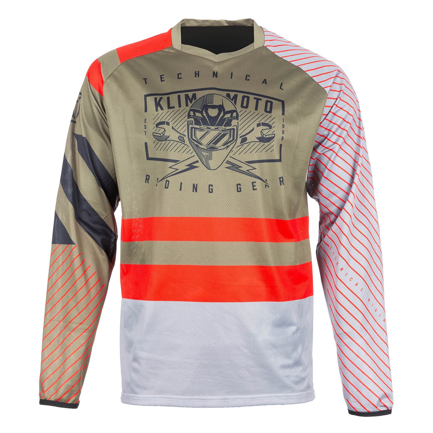 Klim Petrol Jersey Octane Winter Moss - Redrock