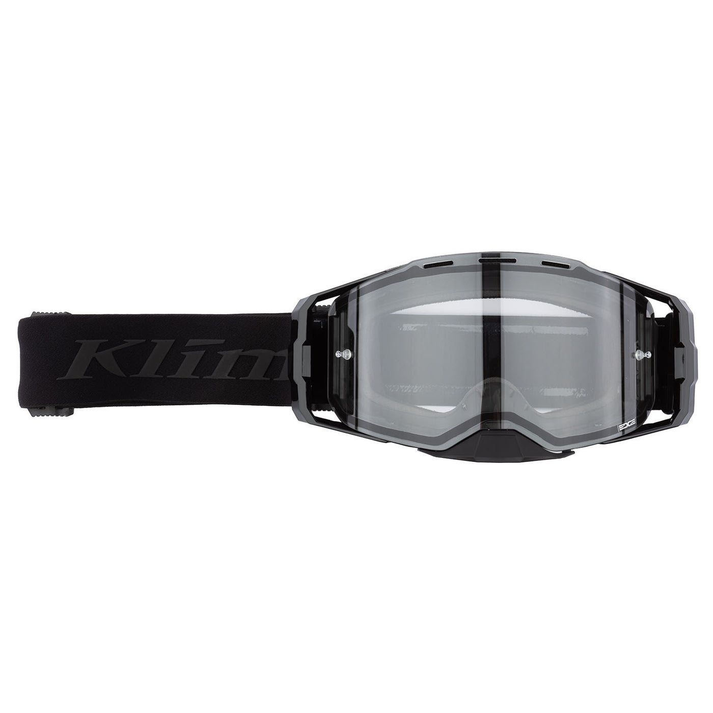 Klim Edge Off-Road Goggle Stealth Black Clear Lens