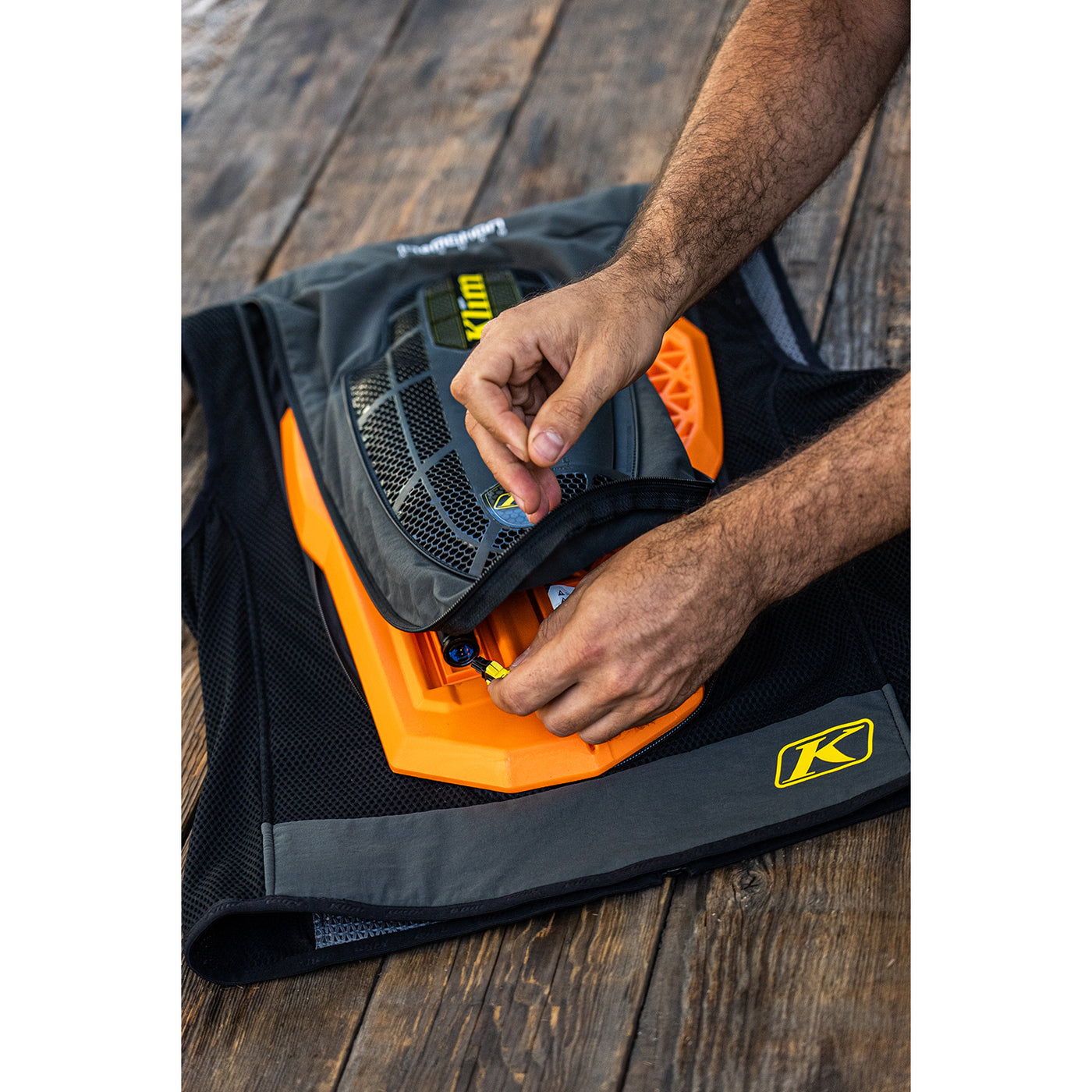 Klim Airbag Vest Compatible D3O Level 2 Back Protector