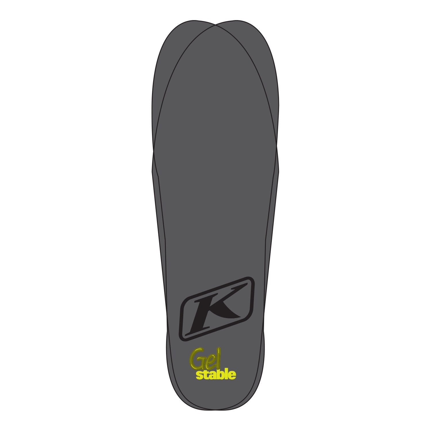 Klim Gel-Stable Insole Asphalt - Hi-Vis