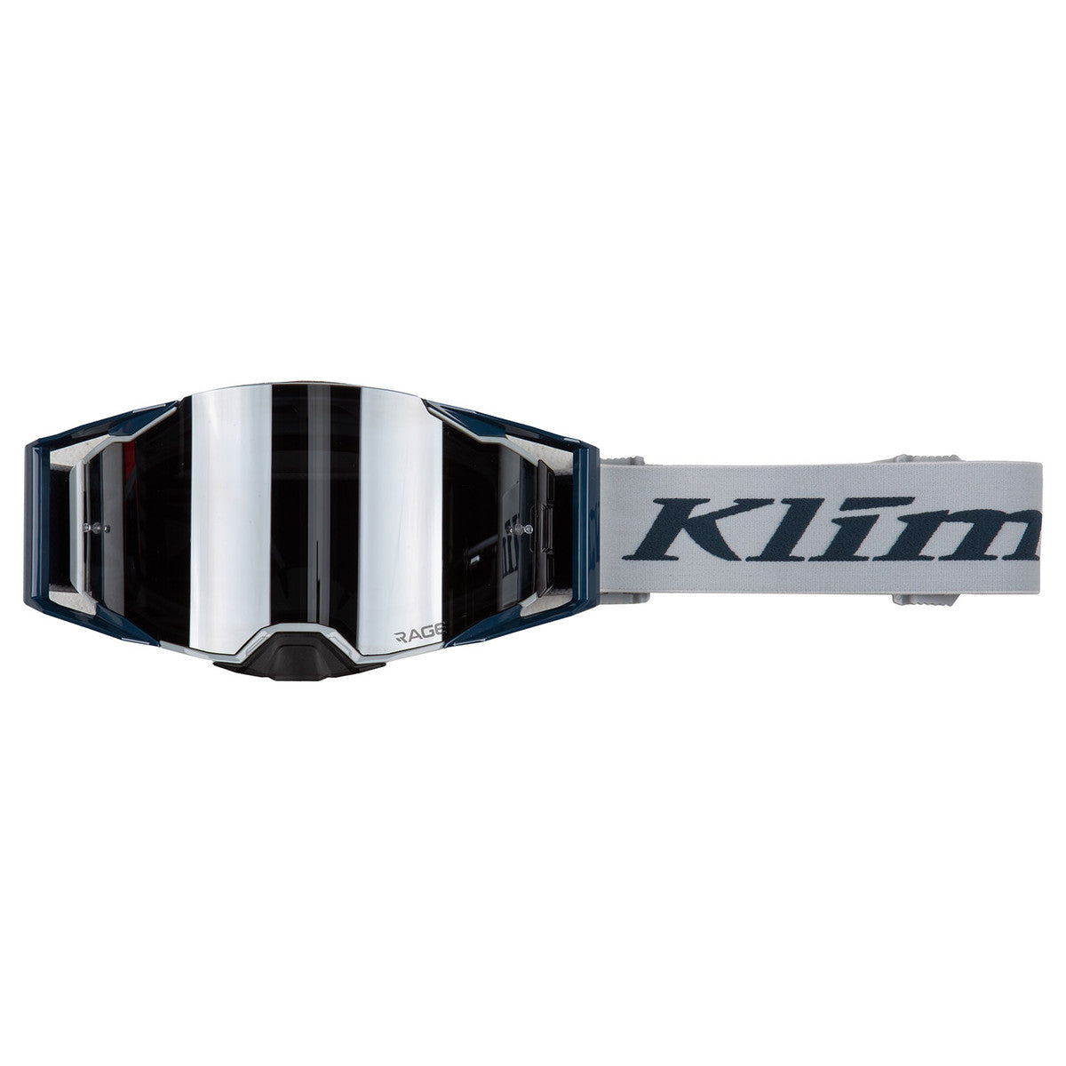 Klim Rage Off-Road Goggle Cool Gray Sliver Mirror Lens