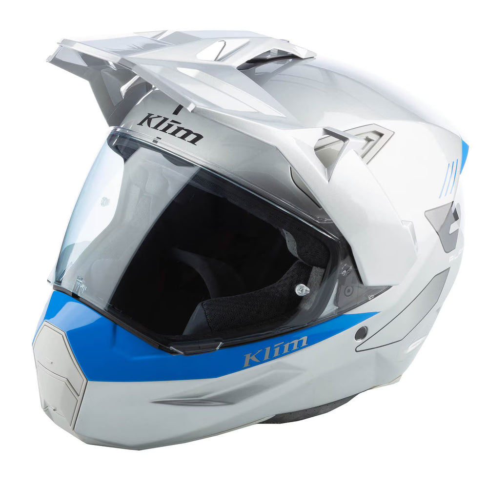 Klim X1 Alpha Helmet ECE/DOT Gloss Concept High-Rise - Electric Blue Lemonade (ECE2206)