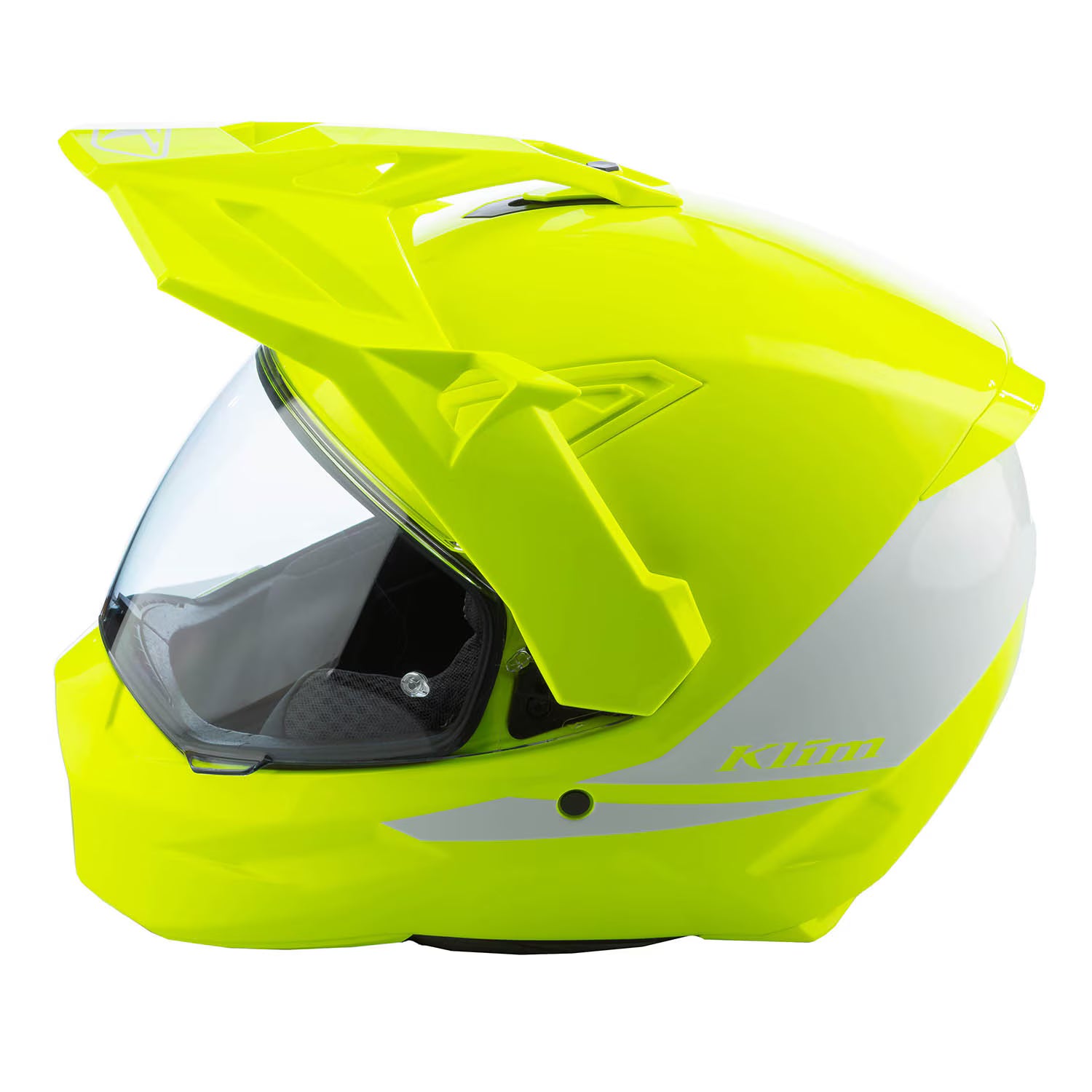 Klim X1 Alpha Helmet ECE/DOT Gloss Hi-Vis - White (ECE2206)