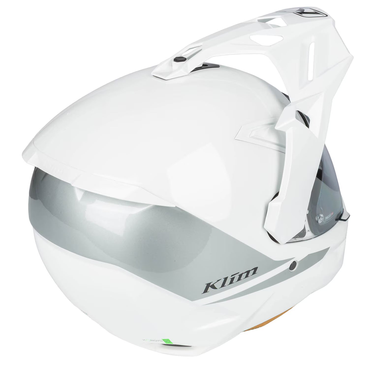 Klim X1 Alpha Helmet ECE/DOT Gloss White - High-rise (ECE2206)