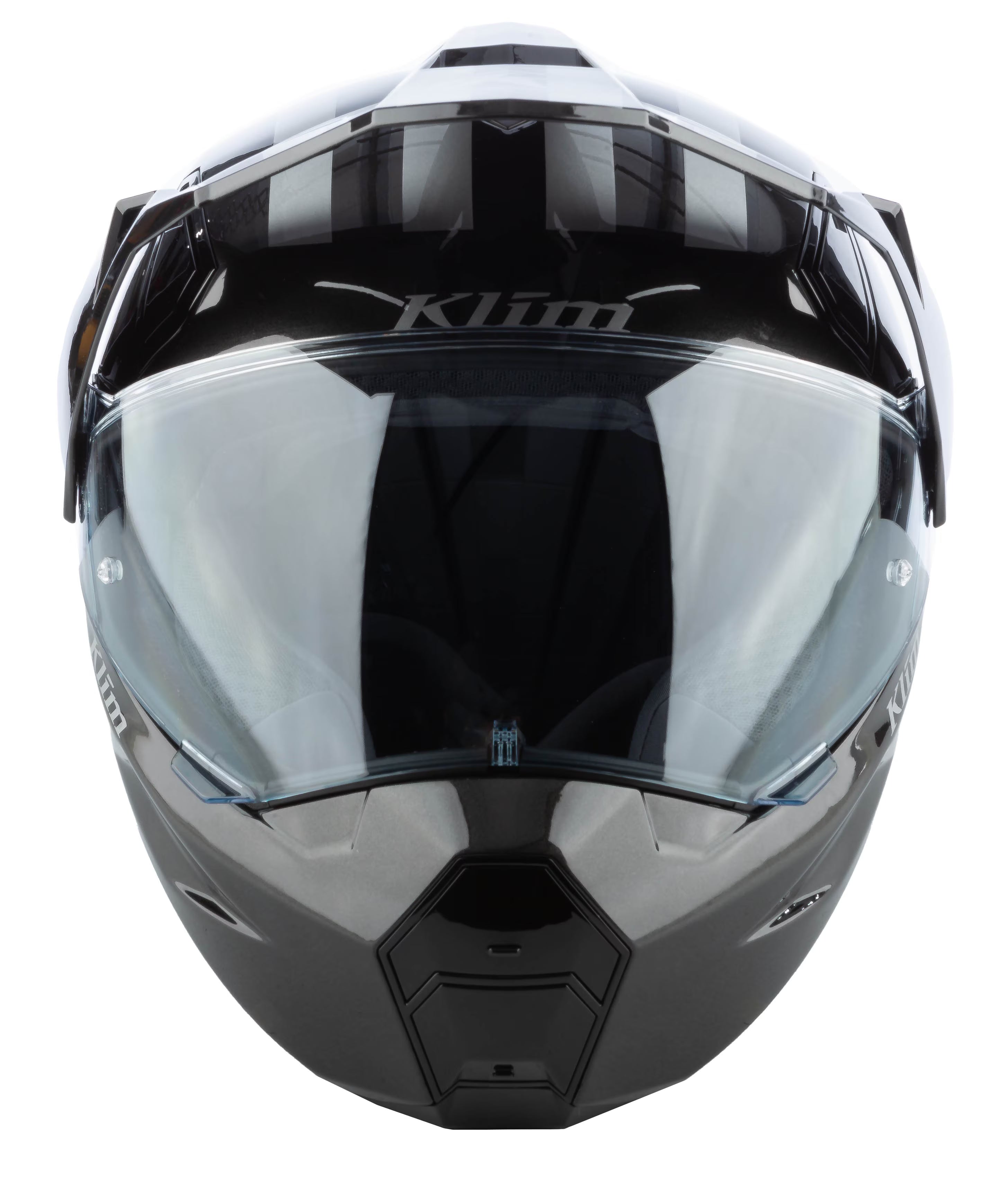 Klim X1 Alpha Helmet ECE/DOT Patriot - Gloss Metallic Gunmetal Black (ECE2206)