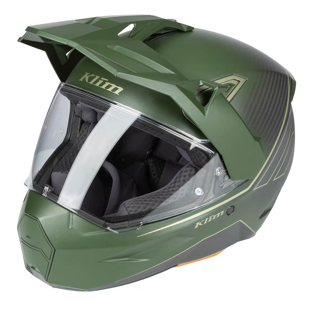 Klim X1 Alpha Helmet ECE/DOT Quanta Matte Rifle Green - Oil Green (ECE2206)