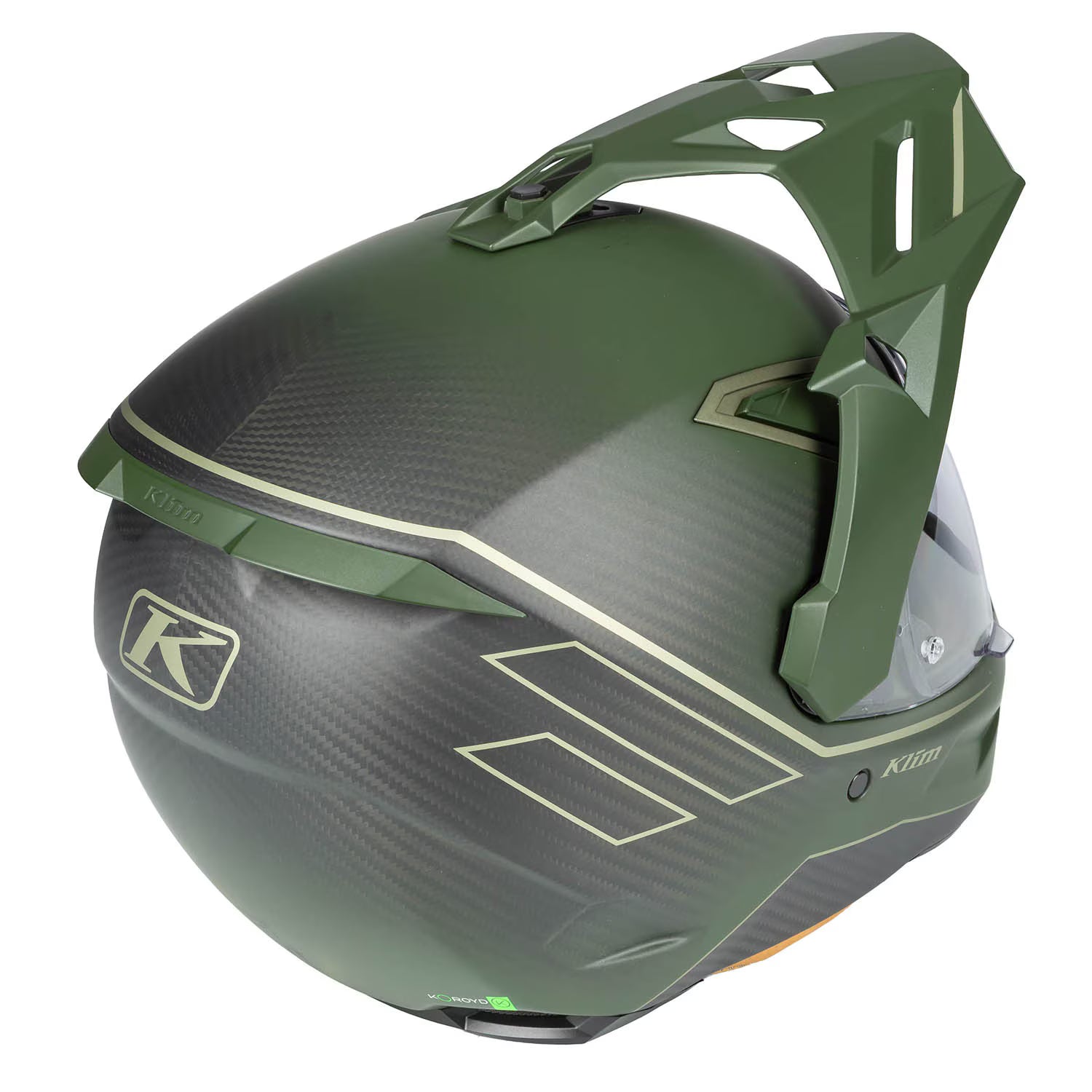 Klim X1 Alpha Helmet ECE/DOT Quanta Matte Rifle Green - Oil Green (ECE2206)